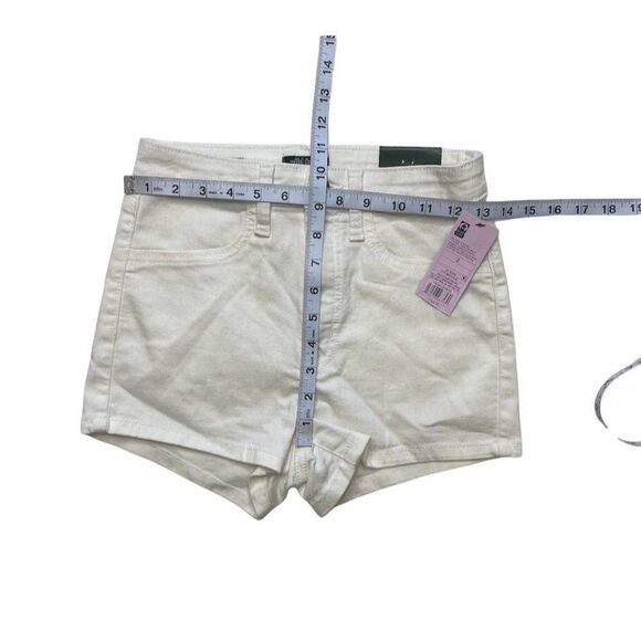 Wild Fable Jean Shorts Women's 2 Small White High‎ Rise Stretchy Denim Pockets - Picture 3 of 7